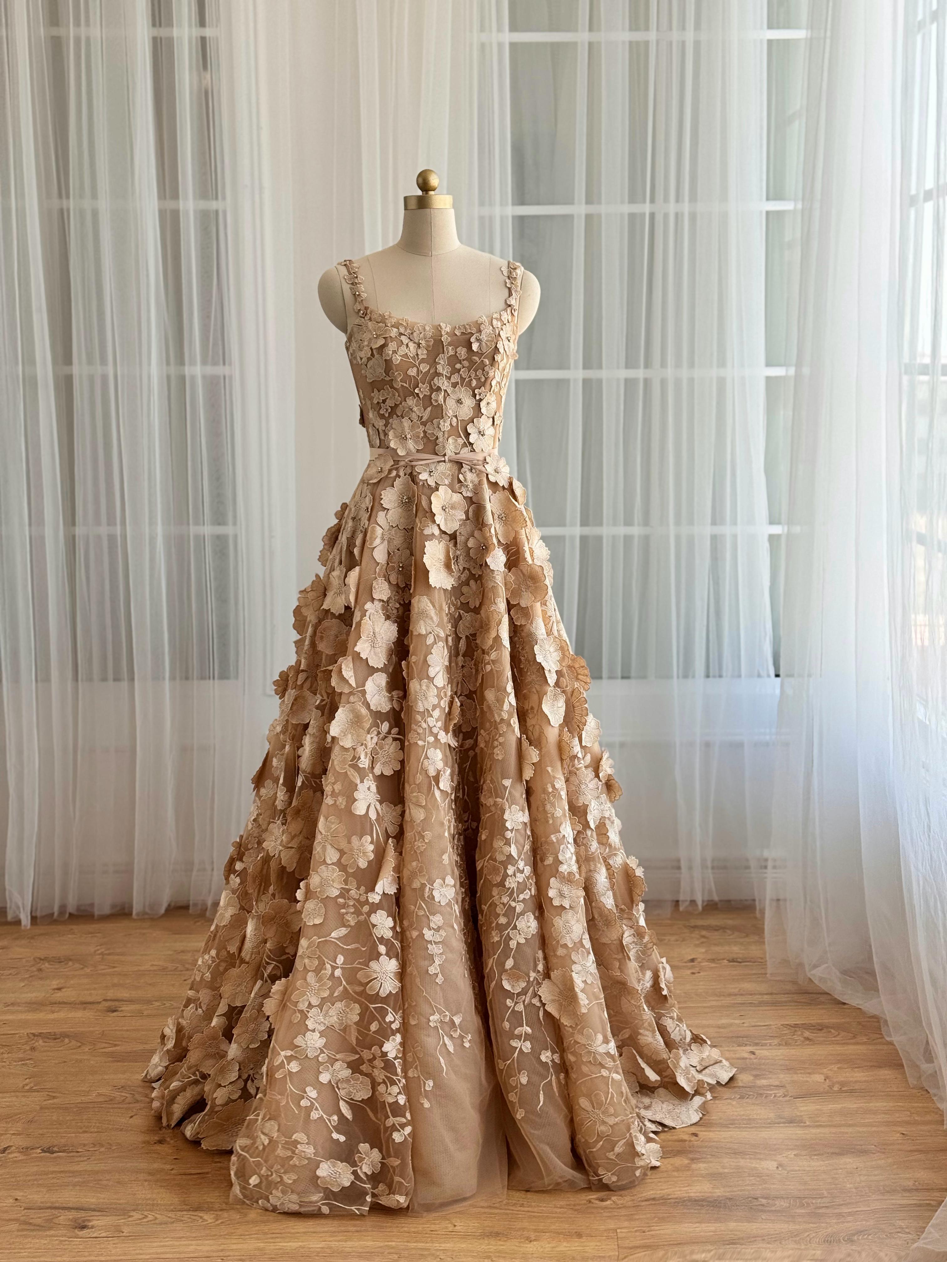 Dark Vanilla Ball Gown– Teuta Matoshi