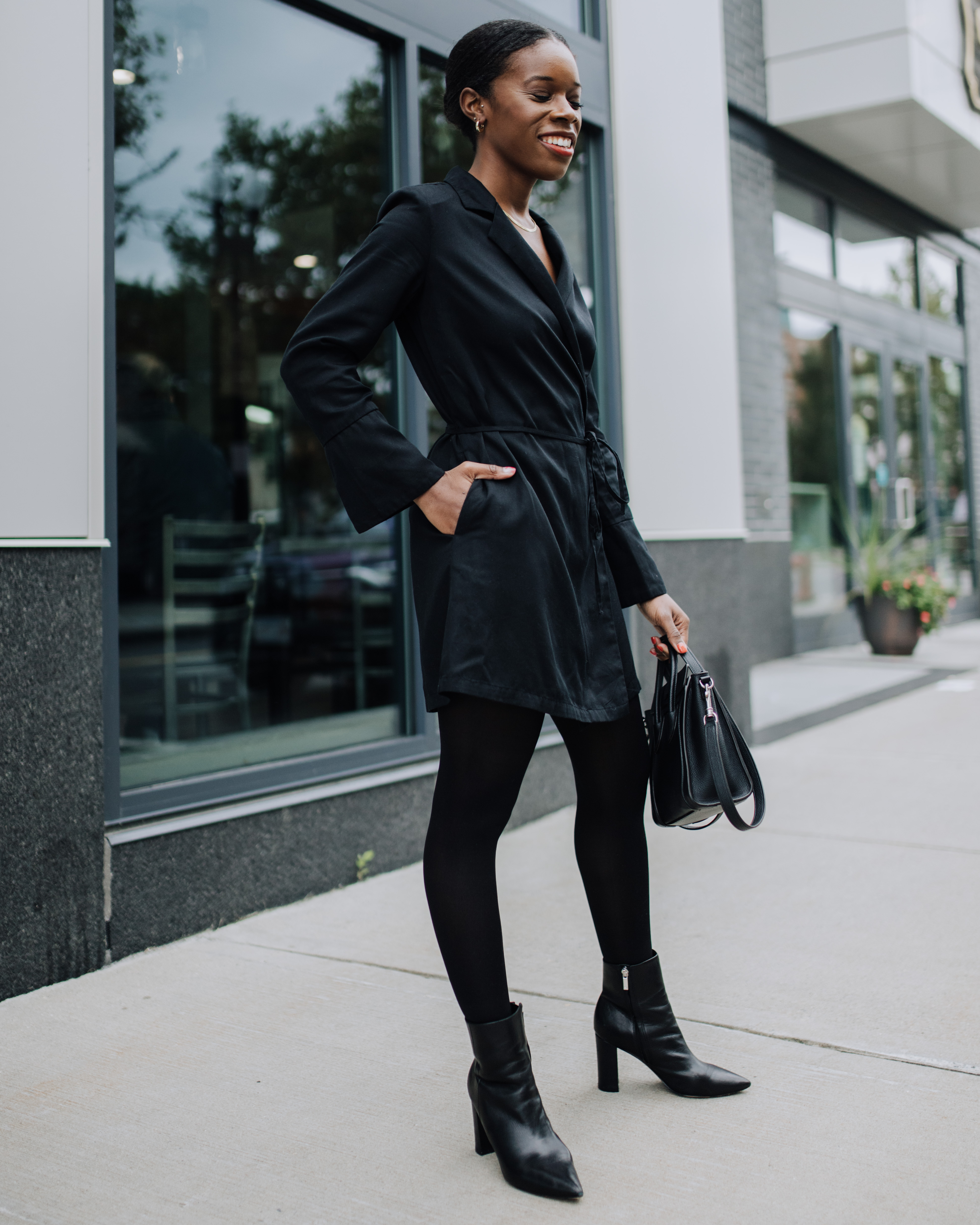 Dress black tights and boots new arrivals