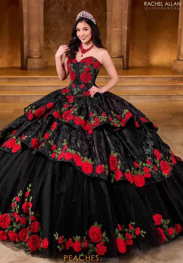 Rachel Allan Quince RQ5006 Dress - Peaches Boutique