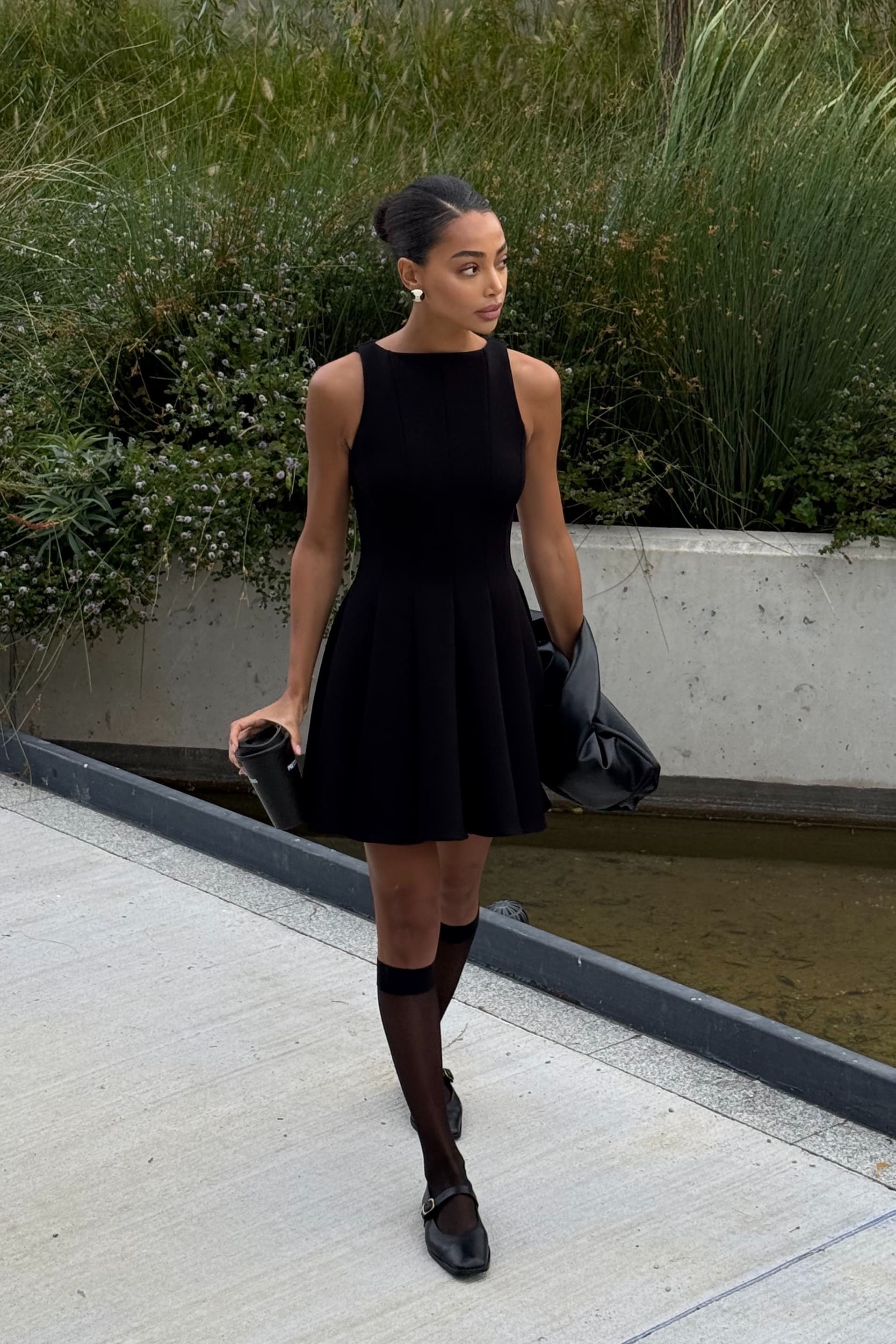 SHORT BLACK DRESS - KAOÂ